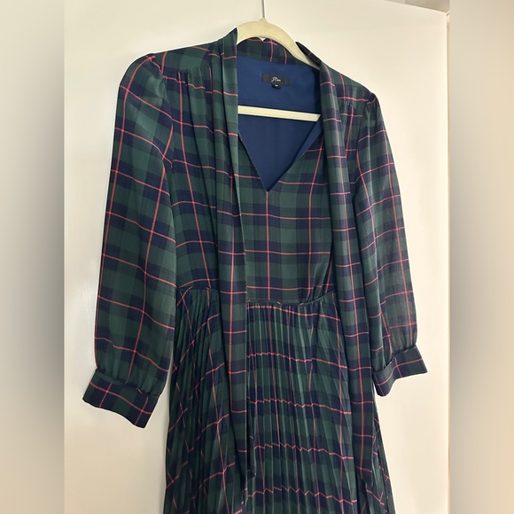 J. Crew Dresses & Skirts - J.Crew | Holiday Plaid Dress Cocktail/Business Professional